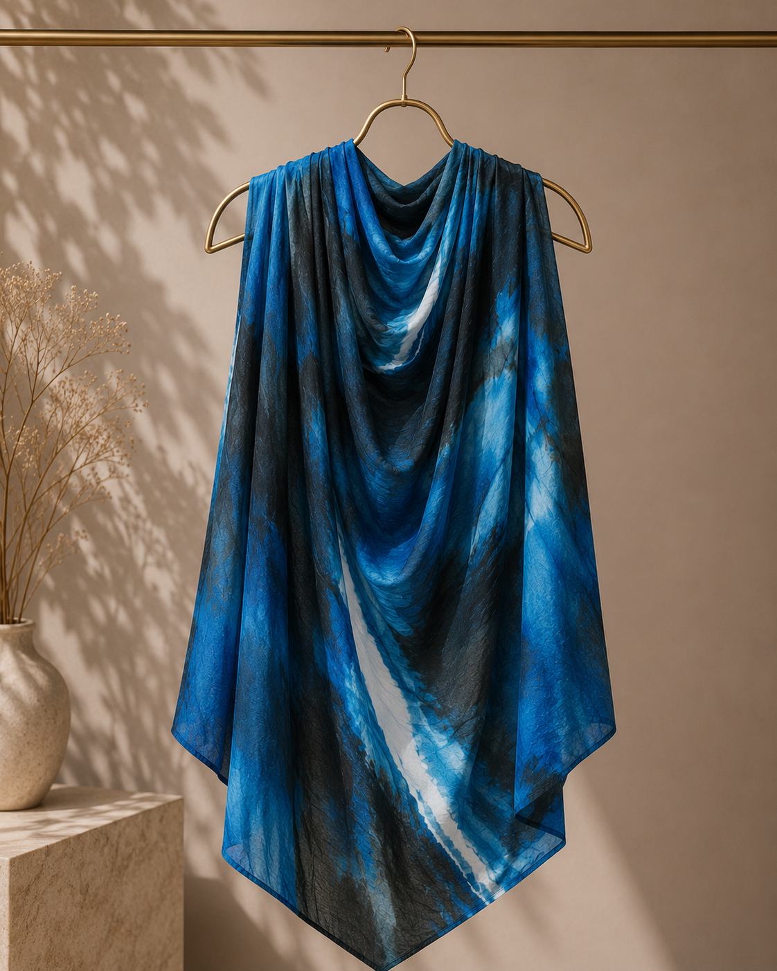 Midnight Veil soft cotton jersey hijab