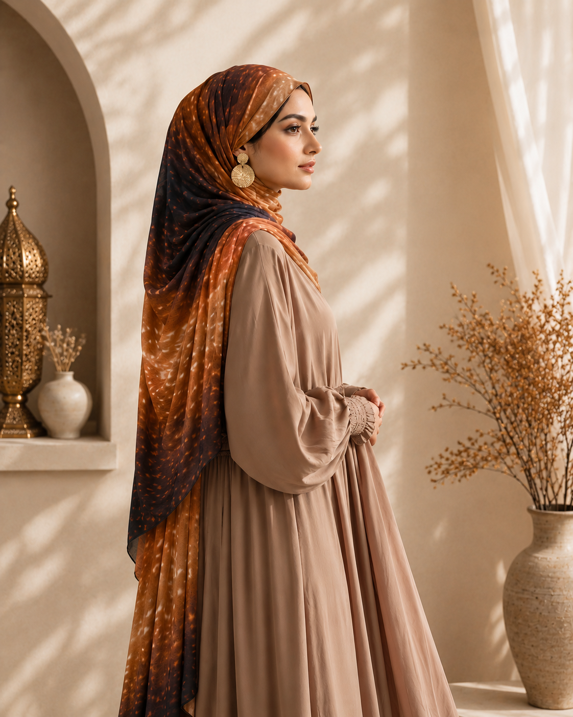 Printed Liquid Jersey Hijabs