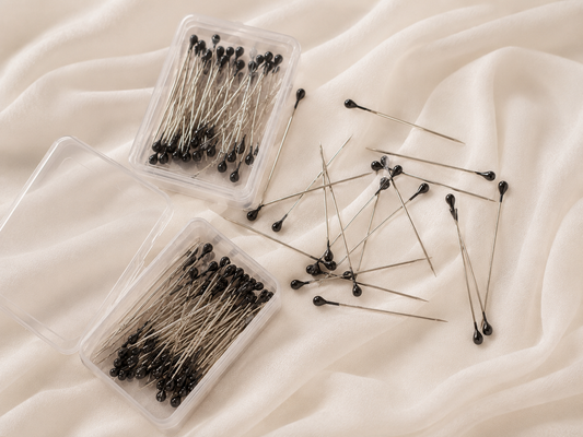 1" Hijab Pins - Black