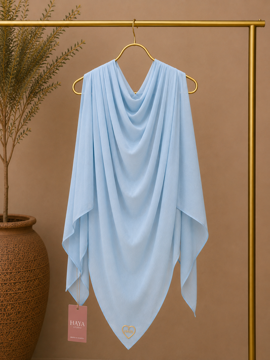 Sea Glass solid color thin modal scarf