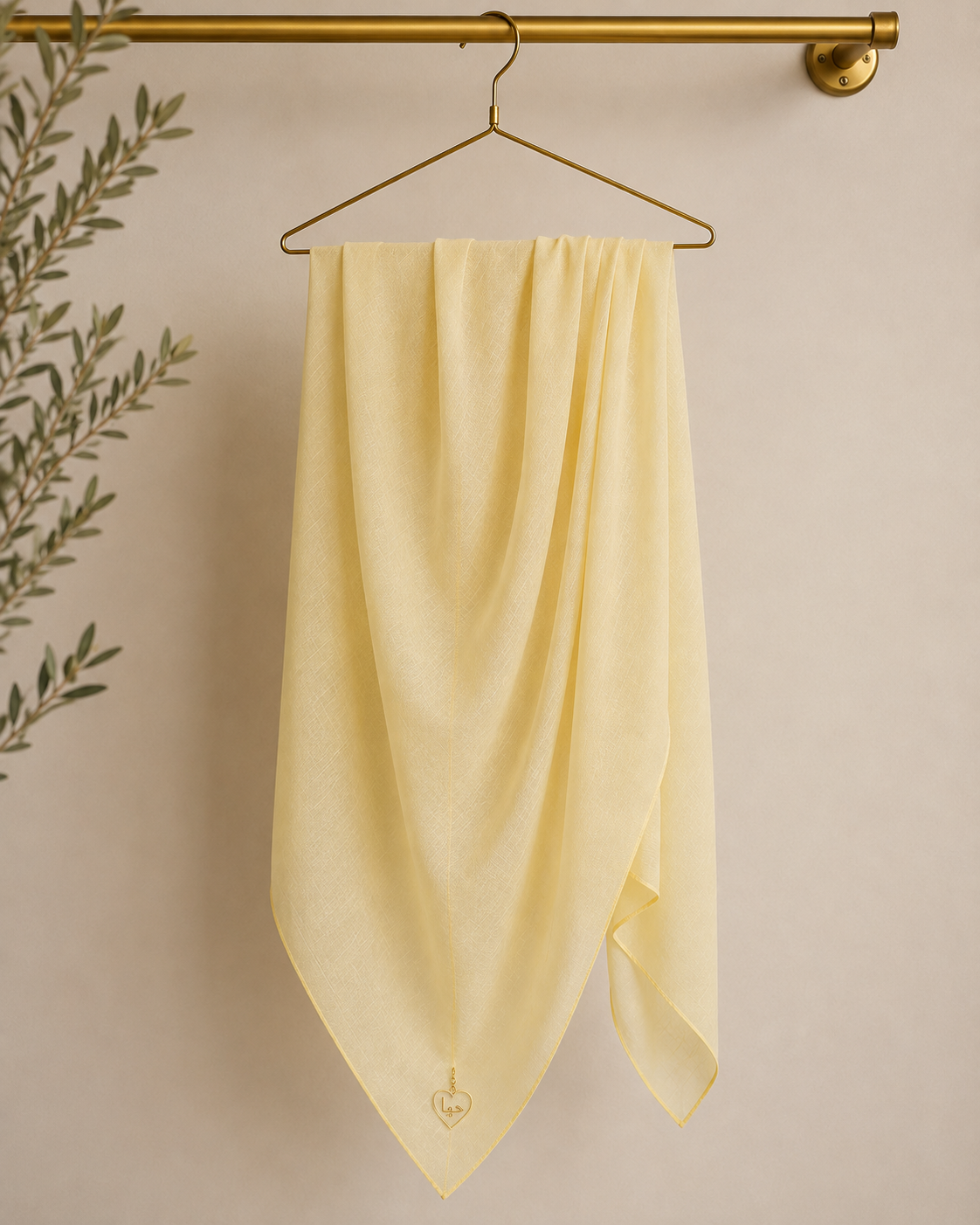 Sunlit Petal solid color thin modal scarf