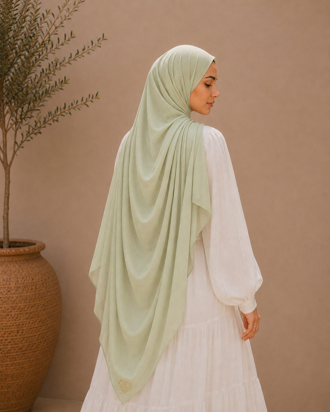 Fresh Willow solid color thin modal scarf