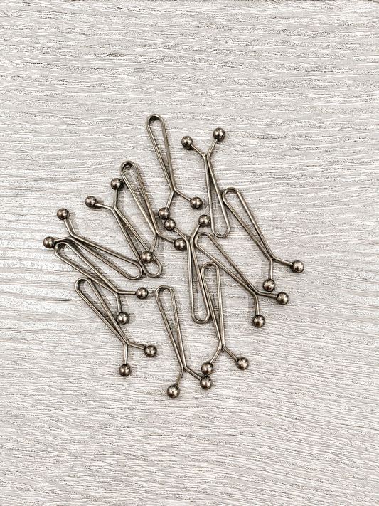 No-Snag Hijab Clips - Gun Metal