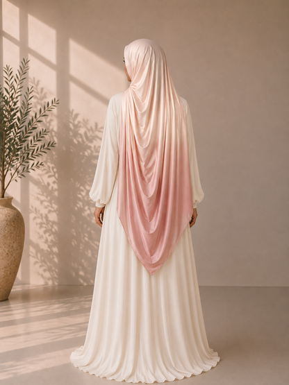 Petals and Peaches gradient liquid jersey hijab