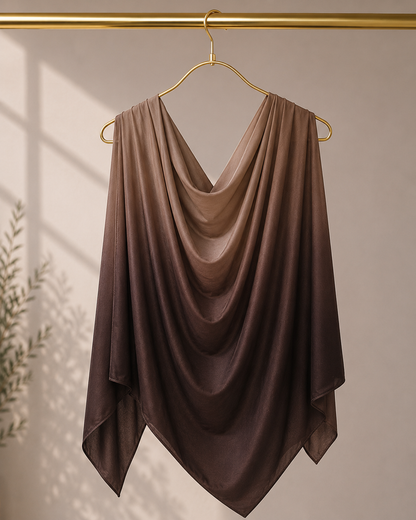 Sand Dunes gradient liquid jersey hijab